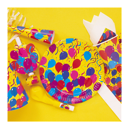 Image ASSORTIMENT PARTY & BIRTHDAY POUR 6 PERSONNES (12 UNITÉ) #1