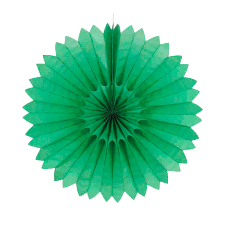 Image DÉCORATION CHRISTMAS  Ø 46 CM VERT (1 UNITÉ) #1