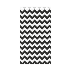 Image SACHETS PLATS LISERÉ  60 G/M2 19+8x35 CM NOIR CELLULOSE (250 UNITÉ) #1