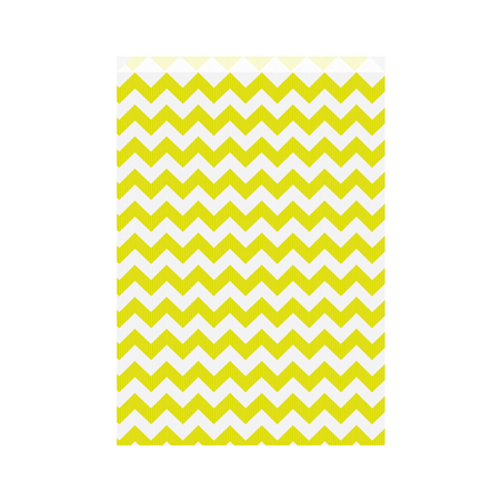 Image SACHETS PLATS LISERÉ  60 G/M2 26+9x38 CM LIME CELLULOSE (250 UNITÉ) #1