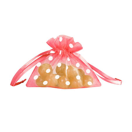 Image 48 U. SACHETS ORGANDY AVEC FERMETURE-À POIS  12,5x11 CM ROUGE MICROFIBRE (1 UNITÉ) #1