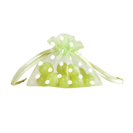 Image 48 U. SACHETS ORGANDY AVEC FERMETURE-À POIS  12,5x11 CM MENTHE MICROFIBRE (1 UNITÉ) #1