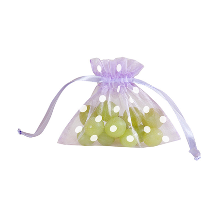 Image 48 U. SACHETS ORGANDY AVEC FERMETURE-À POIS  12,5x11 CM LAVANDE MICROFIBRE (1 UNITÉ) #1