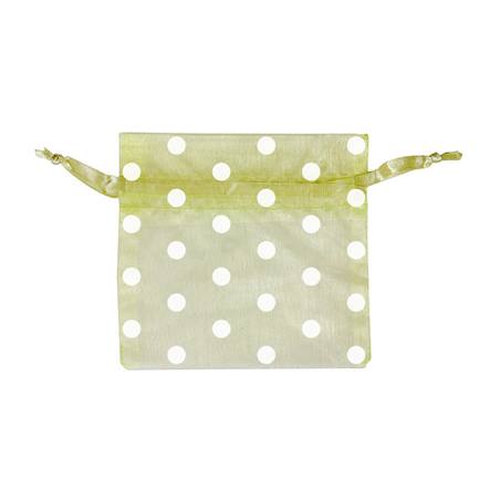 Image 48 U. SACHETS ORGANDY AVEC FERMETURE-À POIS  12,5x17 CM MENTHE MICROFIBRE (1 UNITÉ) #1