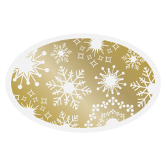 Image 1000 ETIQUETTES ADHESIVES BLANCHES MATE  5,5x3,5 CM OR ADHESIF (1 UNITÉ) #1