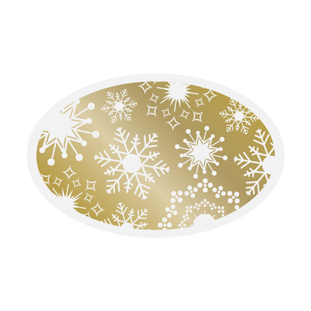 Image 1000 ETIQUETTES ADHESIVES BLANCHES MATE  5,5x3,5 CM OR ADHESIF (1 UNITÉ) #1