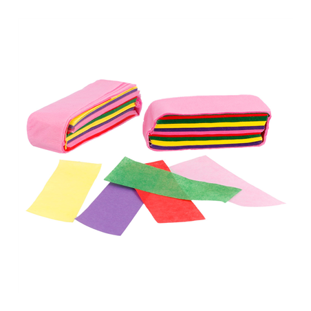 Image CONFETTI RECTANGULAIRE 1 KG  5x2 CM ASSORTI PAPIER (1 UNITÉ) #1