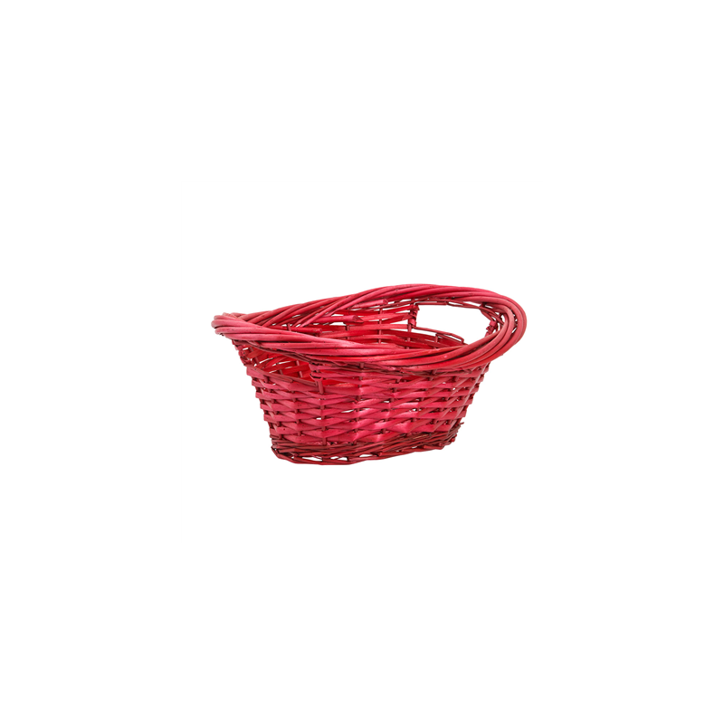 CORBEILLE POUR LOTS  38x28x16 CM ROUGE OSIER (1 UNITÉ)