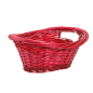 Image CORBEILLE POUR LOTS  38x28x16 CM ROUGE OSIER (1 UNITÉ) #1