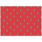 Image SETS DE TABLE KRAFT "CHRISTMAS TREES"  60 G/M2 31x43 CM ROUGE CELLULOSE (2000 UNITÉ) #1