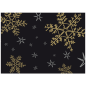 Image SETS DE TABLE KRAFT 'CHRISTMAS NIGHT' 60 G/M2 31x43 CM NOIR CELLULOSE (2000 UNITÉ) #1