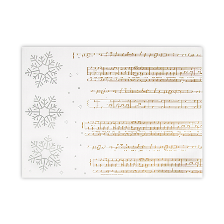 Image SETS DE TABLE 'SNOW' 48 G/M2 31x43 CM BLANC CELLULOSE (2000 UNITÉ) #1