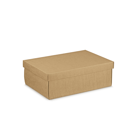 Image 10 U. BOÎTES RECTANGULAIRES  34x25x12 CM NATUREL KRAFT (1 UNITÉ) #1