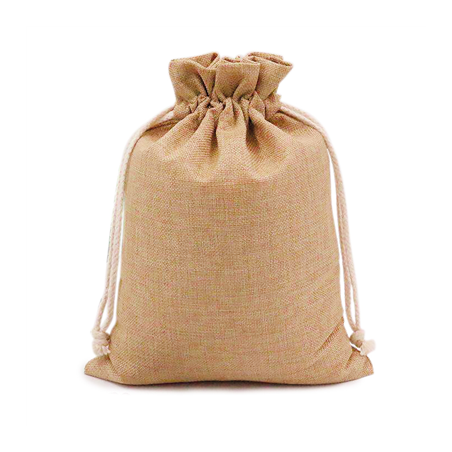 Image 48 U. SACHETS AVEC FERMETURE  15x24 CM NATUREL JUTE (1 UNITÉ) #1