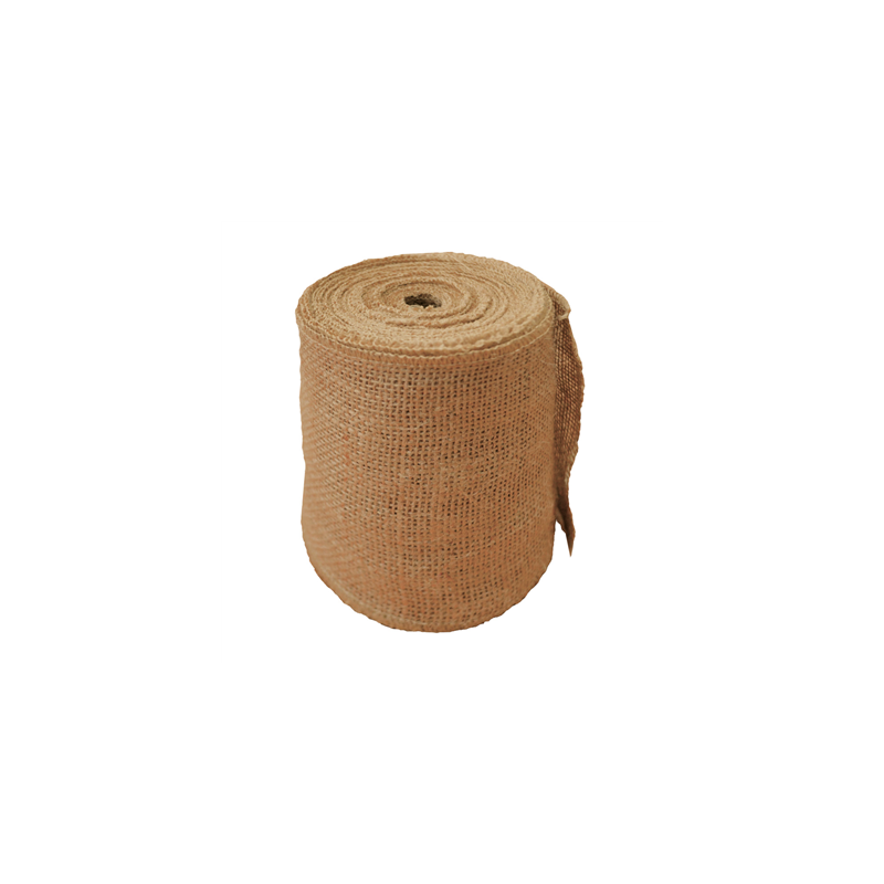 RUBAN CADEAU  10Mx120 MM NATUREL JUTE (1 UNITÉ)