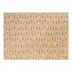 Image SETS DE TABLE ECOLOGIQUE 'FOREST' 48 G/M2 31x43 CM NATUREL PAPIER RECYCLÉ (2000 UNITÉ) #1