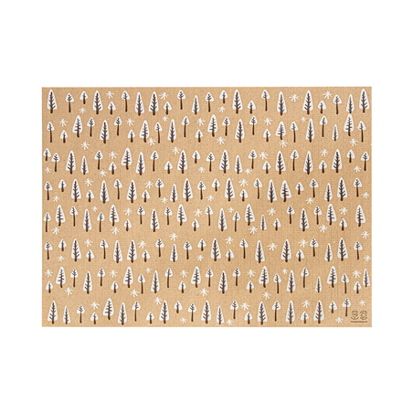 Image SETS DE TABLE ECOLOGIQUE 'FOREST' 48 G/M2 31x43 CM NATUREL PAPIER RECYCLÉ (2000 UNITÉ) #1