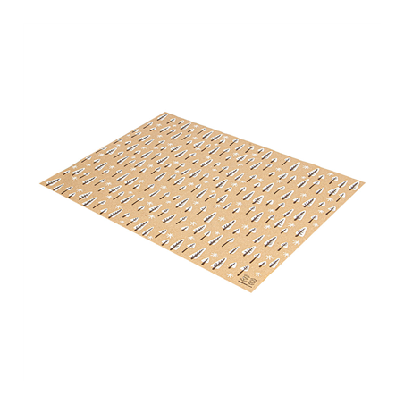 SETS DE TABLE ECOLOGIQUE 'FOREST' 48 G/M2 31x43 CM NATUREL PAPIER RECYCLÉ (2000 UNITÉ)