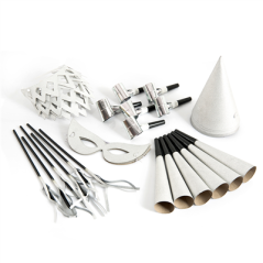 Image ASSORTIMENT COTILLON 6 PERSONNES   ARGENTE (1 UNITÉ) #1