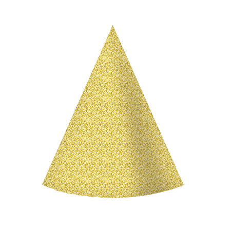 Image 6 U. CHAPEAUX CONIQUES  Ø 10,5x15 CM DORE CARTON (1 UNITÉ) #1