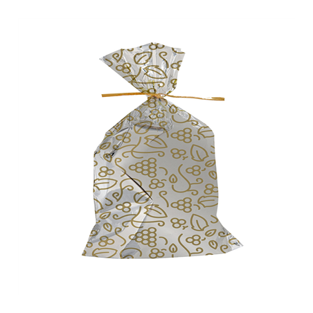 SACHETS RAISINS BONHEUR  18,3 G/M2 8,7x18 CM METAL PP (100 UNITÉ)