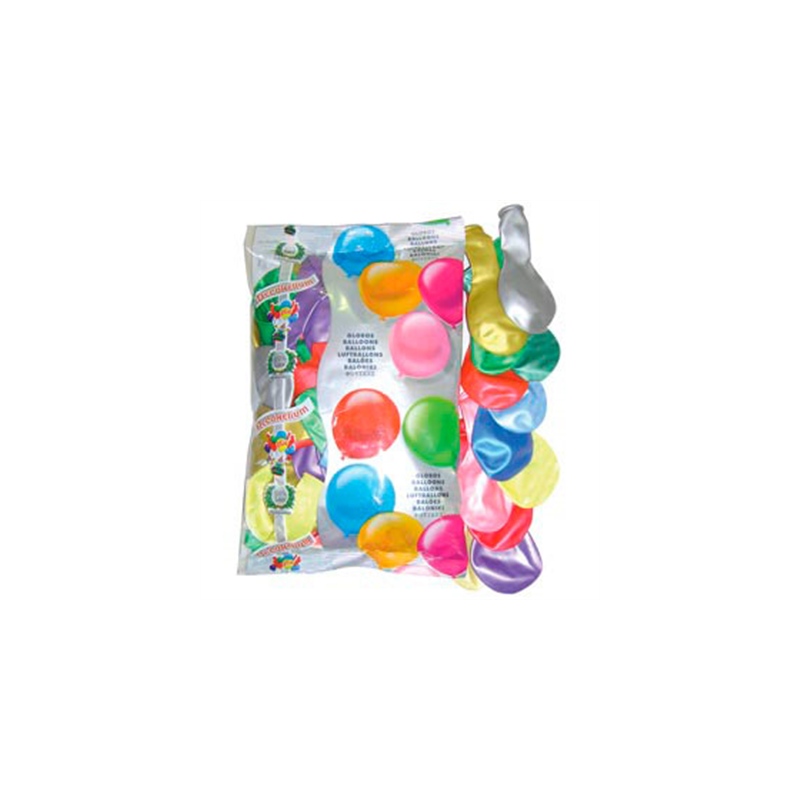 BALLONS MÉTALLISÉS Ø 28 CM ASSORTI LATEX (100 UNITÉ) BALLONS MÉTALLISÉS Ø 28 CM ASSORTI LATEX (100 UNITÉ)