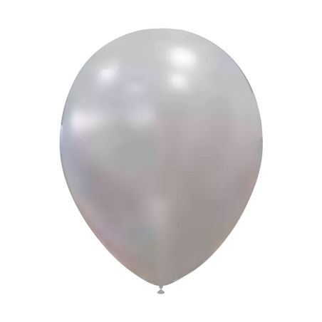 BALLONS MÉTALLISÉS  Ø 28 CM ASSORTI LATEX (100 UNITÉ)