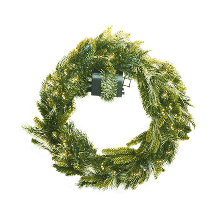 Image COURONNE  Ø 61 CM VERT FIBRE OPTIQUE (1 UNITÉ) #1