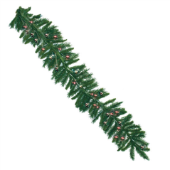 Image GUIRLANDE  270 CM VERT FIBRE OPTIQUE (1 UNITÉ) #1