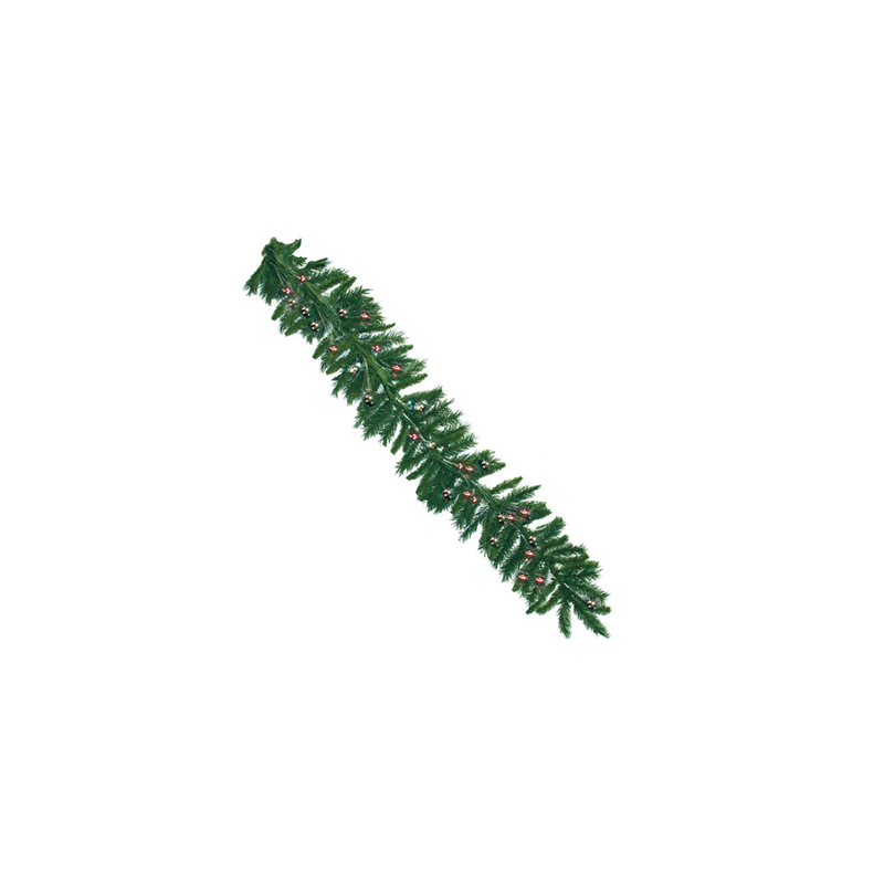 GUIRLANDE 270 CM VERT FIBRE OPTIQUE (1 UNITÉ) GUIRLANDE 270 CM VERT FIBRE OPTIQUE (1 UNITÉ)