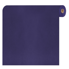 PAPIER CADEAU 100 M. 60 G 70 CM BLEU KRAFT VERGÉ (1 UNITÉ)