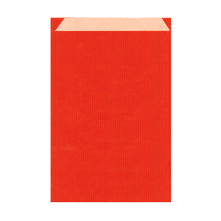 Image ENVELOPPE CADEAUX  60 G/M2 26+9x38 CM ROUGE KRAFT VERGÉ (250 UNITÉ) #1