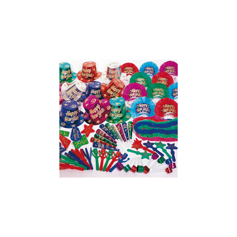 COTILLON 50 PERSONNES "HAPPY"  56,5x39x33,8 CM ASSORTI (1 UNITÉ)