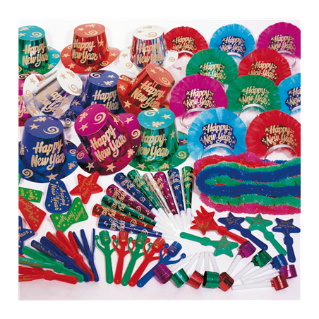 Image COTILLON 50 PERSONNES "HAPPY"  56,5x39x33,8 CM ASSORTI (1 UNITÉ) #1