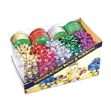 Image 40 U. NOEUDS + 24 ROULEAUX RUBAN   POLYESTER (1 UNITÉ) #1