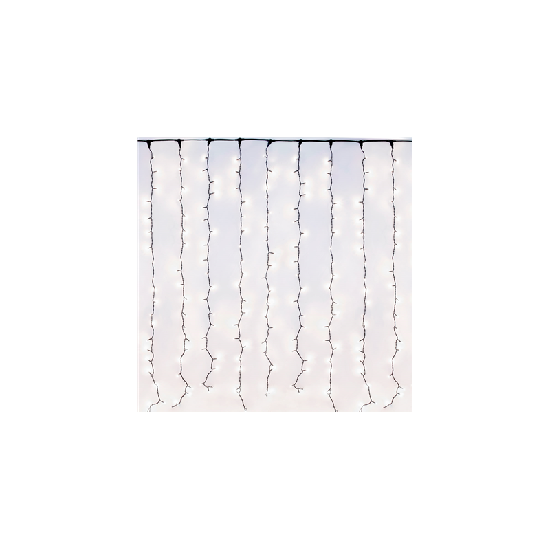 RIDEAU LUMINEAUX 400 LEDS 2 M BLANC (1 UNITÉ) RIDEAU LUMINEAUX 400 LEDS 2 M BLANC (1 UNITÉ)