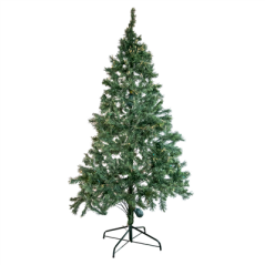 Image SAPIN 275 CM. H. VERT FIBRE OPTIQUE (1 UNITÉ) #1