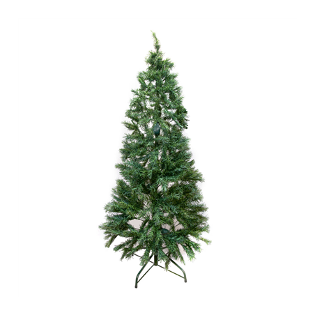 Image SAPIN 245 CM.H. VERT FIBRE OPTIQUE (1 UNITÉ) #1