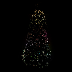 SAPIN 245 CM.H. VERT FIBRE OPTIQUE (1 UNITÉ)