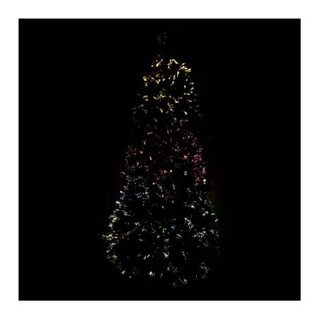SAPIN 245 CM.H. VERT FIBRE OPTIQUE (1 UNITÉ)