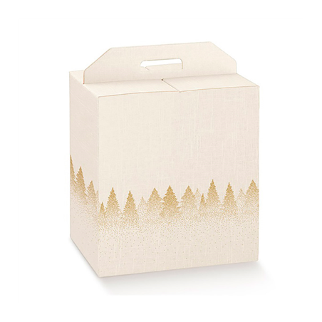 Image 30 U. BOÎTES BOUTEILLES/AUTRES "WHITE FOREST"  33x25x35 CM BLANC CARTON (1 UNITÉ) #1