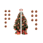 FIGURE ELECTROSTATIQUE "SAPIN" 15+15x60 CM ASSORTI PVC (1 UNITÉ) Image FIGURE ELECTROSTATIQUE "SAPIN" 15+15x60 CM ASSORTI PVC (1 UNITÉ) #1