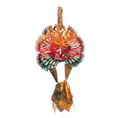 Image MOTIF A SUSPENDRE METALLISE  52 CM ASSORTI (1 UNITÉ) #1