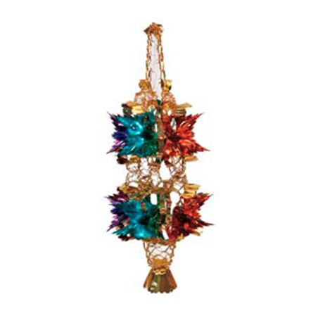 Image MOTIF A SUSPENDRE METALLISE  78 CM ASSORTI (1 UNITÉ) #1