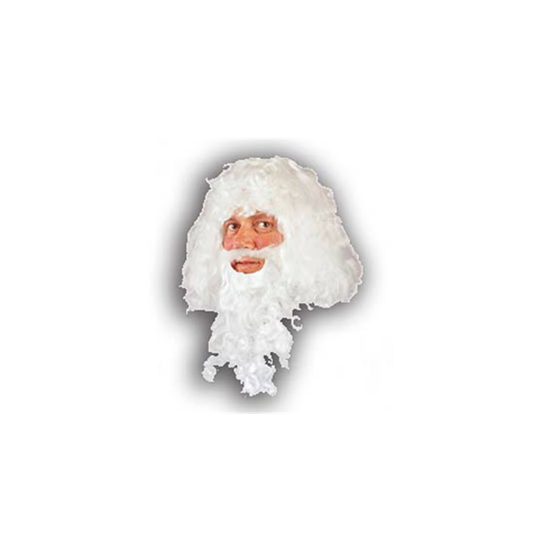 PERRUQUE "PÈRE NOËL" BLANC (1 UNITÉ) PERRUQUE "PÈRE NOËL" BLANC (1 UNITÉ)