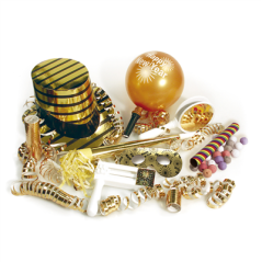 Image SAC COTILLONS 'RIVIERA'  44x56 CM ASSORTI (1 UNITÉ) #1