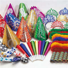 Image COTILLON 50 PERSONNES "SUPÉRIEUR"  41x29x30,5 CM ASSORTI (1 UNITÉ) #1