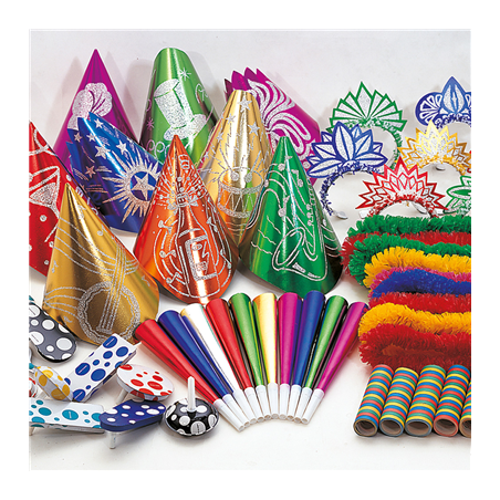 Image COTILLON 50 PERSONNES "SUPÉRIEUR" 41x29x30,5 CM ASSORTI (1 UNITÉ) #1