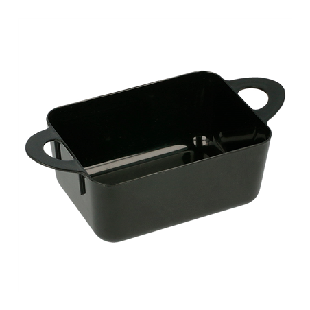 Image MISE EN BOUCHE RÉUTILISABLES AVEC ANSES 80 ML 9,6x5x3,5 CM NOIR PS (576 UNITÉ) #1