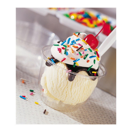 COUVERCLES POUR POTS 226.20/21  Ø 9,5 CM TRANSPARENT PET (1000 UNITÉ)